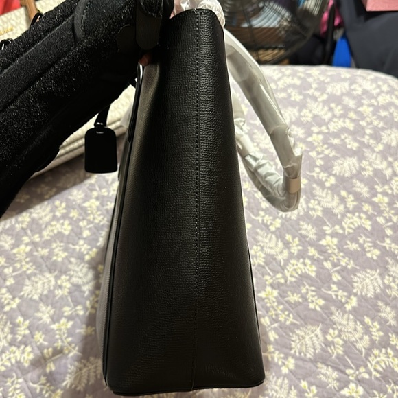🌸Spring Sale Kate Spade Refined Grain Cara Large Tote Black Bag - Picture 4 of 9